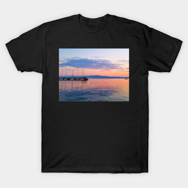 Sunset Sailing T-Shirt by Kate-P-